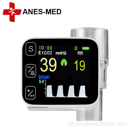 Ambulância portátil em tempo real ETCO2 monitoramento capnografia